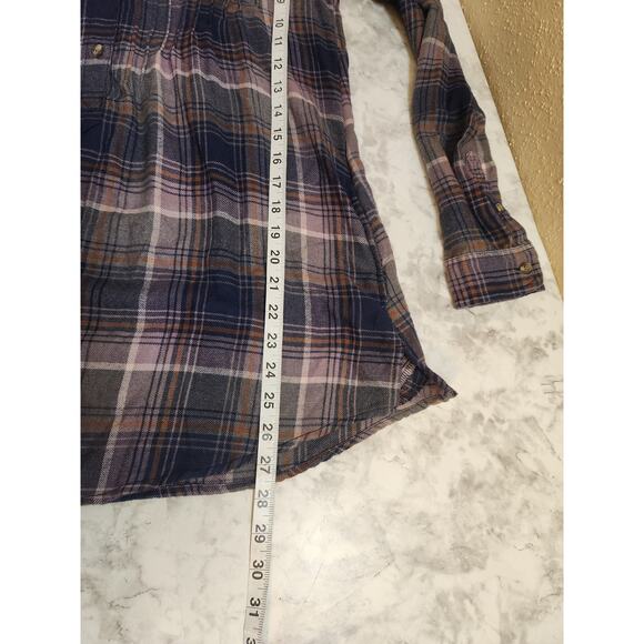 American Eagle Outfitters Women's Multicolor Plaid Button Down Shirt Size Small - Picture 6 of 6